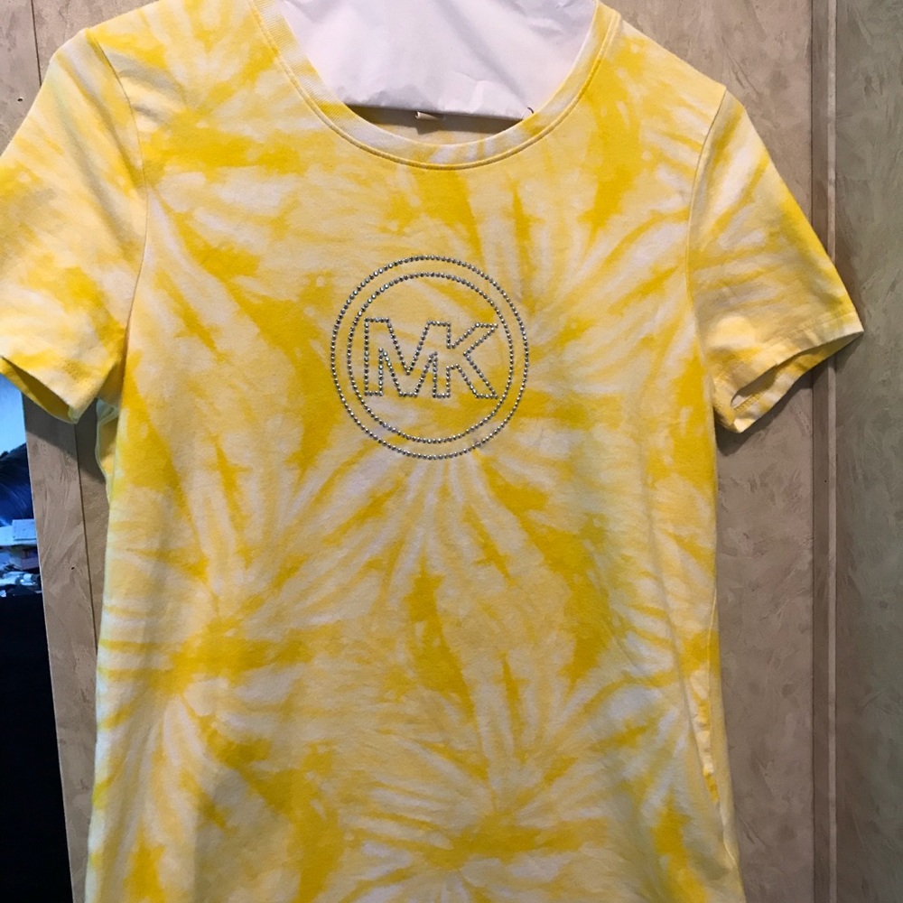 Michael Kors MK Rhinestone Logo T-Shirt